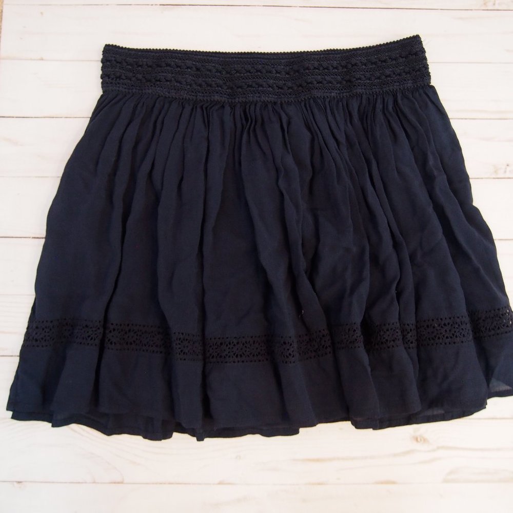 Navy Mini Skirt